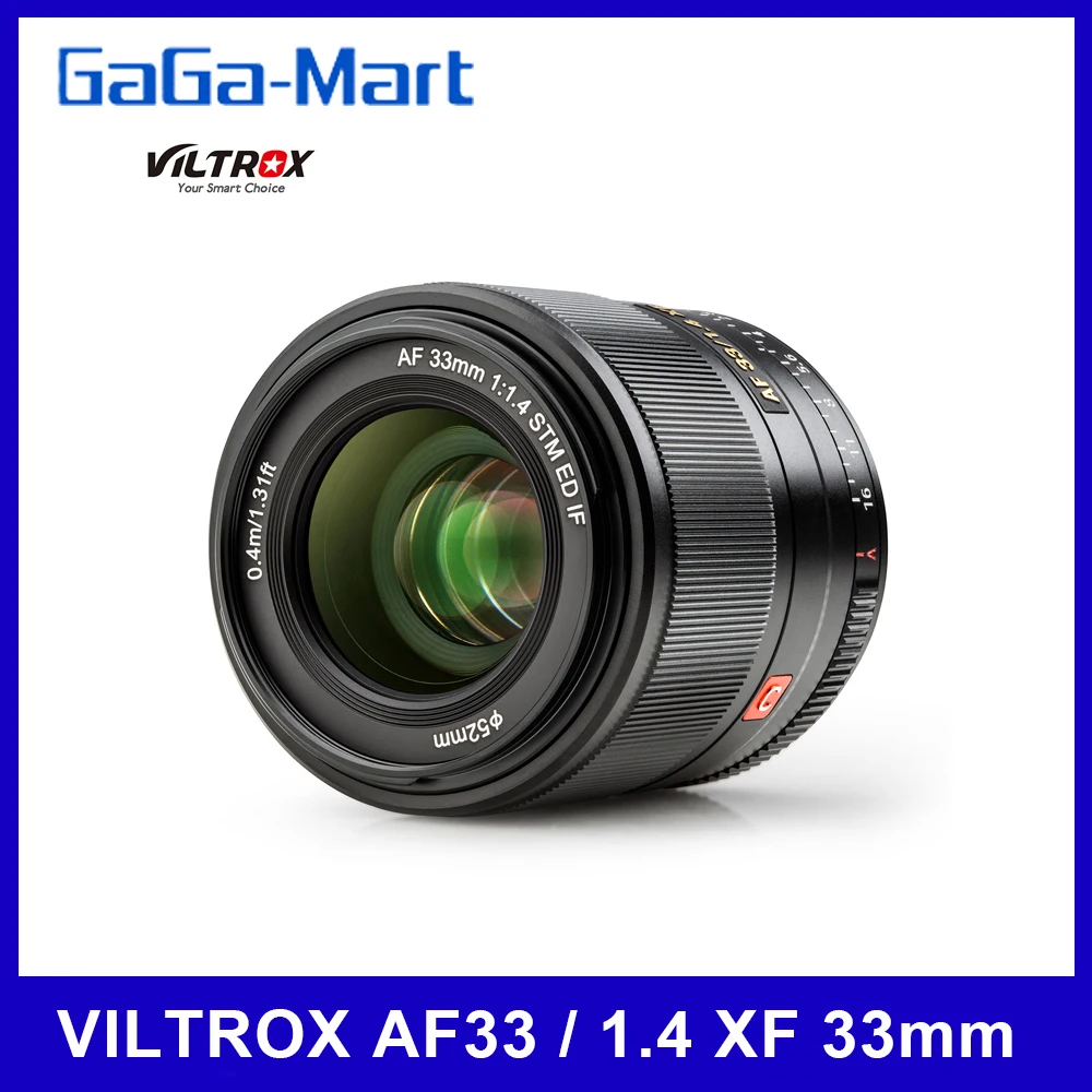 VILTROX AF33/1 4 XF 33 мм F1.4 с большой диафрагмой автофокус объектив для портретного