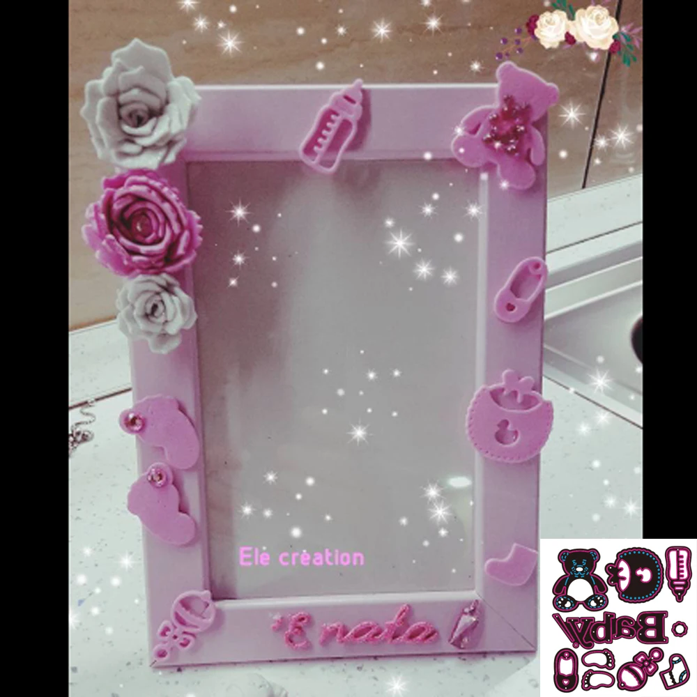 Новинка Милый детский комбинезон с принтом Медведь комплект металлический