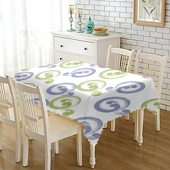 

Scattered Pattern Art Tablecloth Household Table Cloth TV Cabinet Tea Table Cloth round Table Placemat