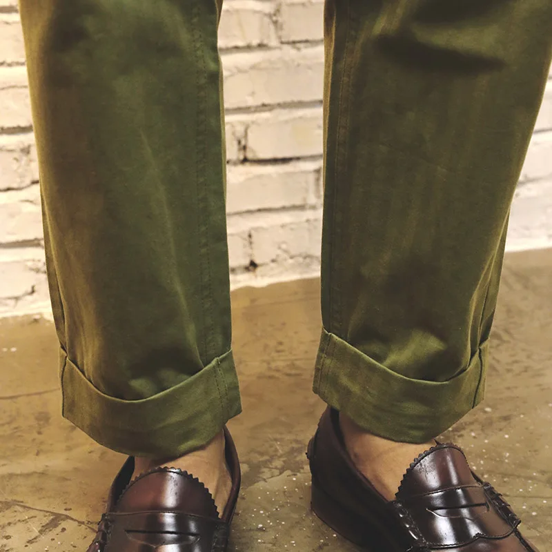  CK-0006 hommes coton décontracté pantalon militaire mans vintage GURKHA pantalon