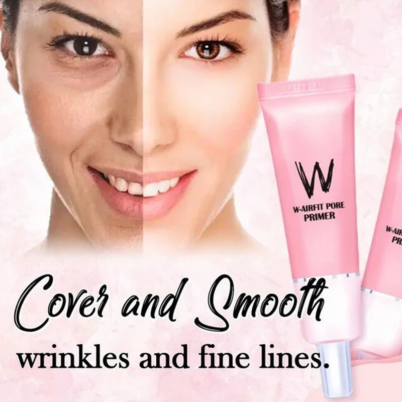 W-Airfit Pore Primer Pores Away Make Up Primer Base Makeup Face Brighten Smooth Skin Invisible Pores Concealer Korea cosmetic