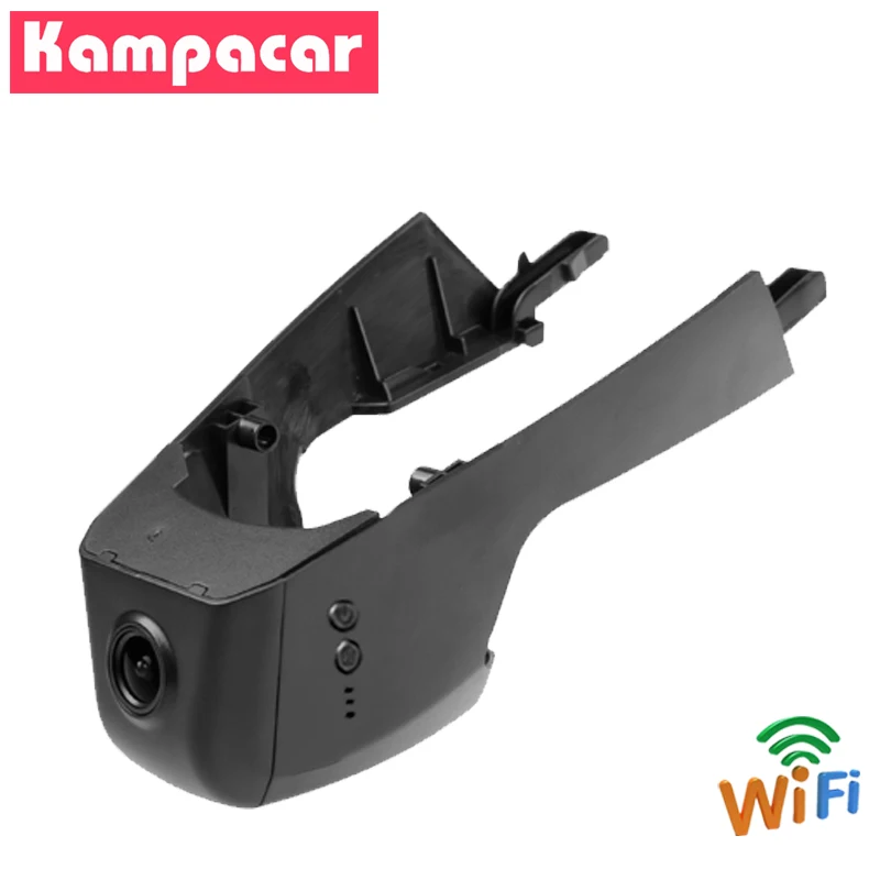 Kampacar Novatek 96658 автомобильный wifi DVR видеорегистратор камеры Авто видео рекордер для Volkswagen Touareg два объектива wifi Автомобильные видеорегистраторы