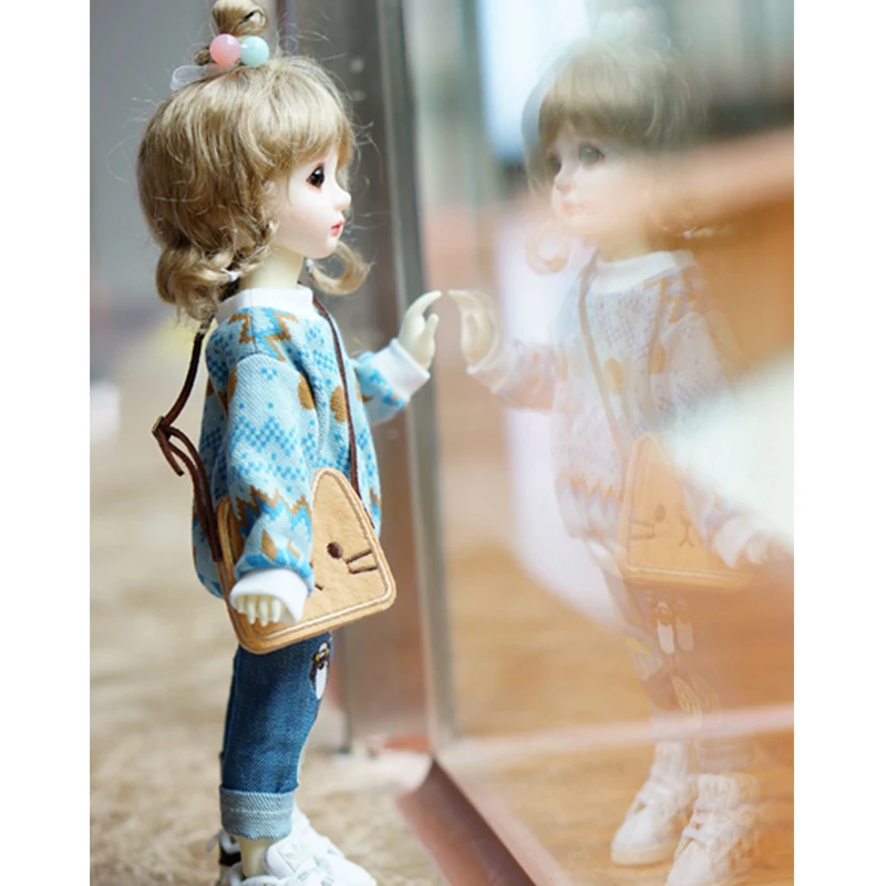 BJD одежда 1/6 синий свитер пуловер с капюшоном для YOSD MYOU imda3.0 аксессуары кукол