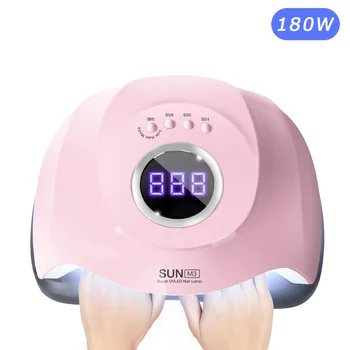 

RainSolid SUN M3 UV LED Lamp For Nails Dryer 180W Ice Lamp For Manicure Gel Nail Lamp Drying Lamp For Gel Varnish 10s/30/90s