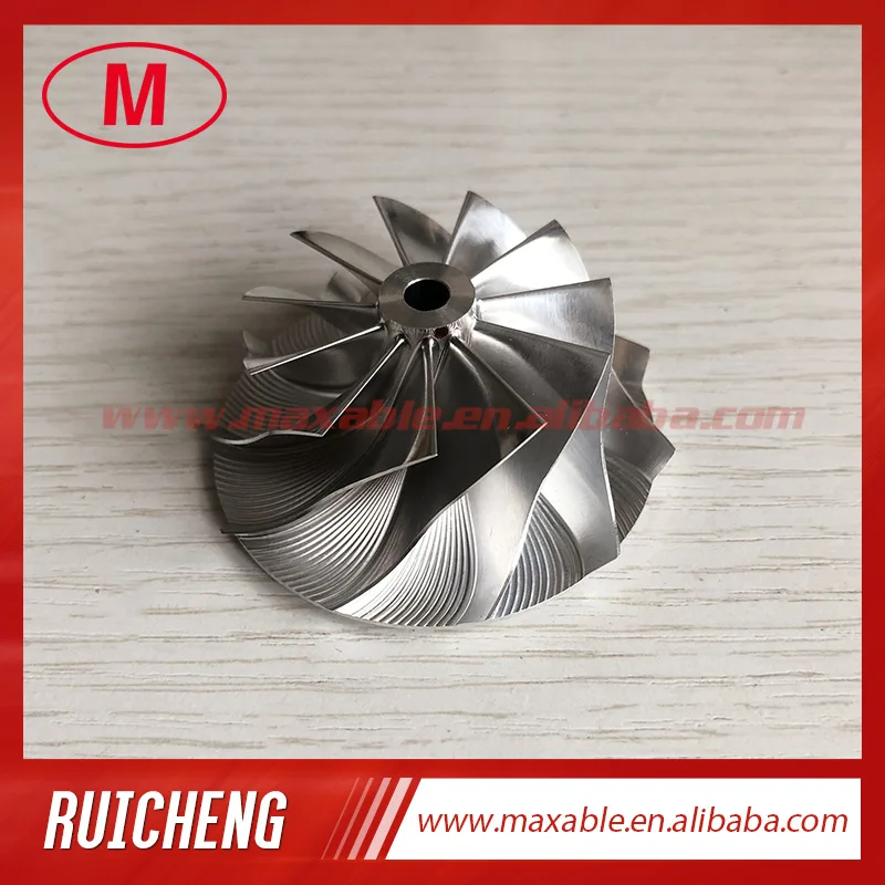 TD04HL reverse 42.00/56.02mm 11+0 blades turbocharger billet/milling/aluminum 2618 compressor wheel |