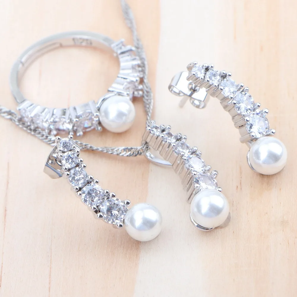 Pearl Cubic Zirconia Jewelry