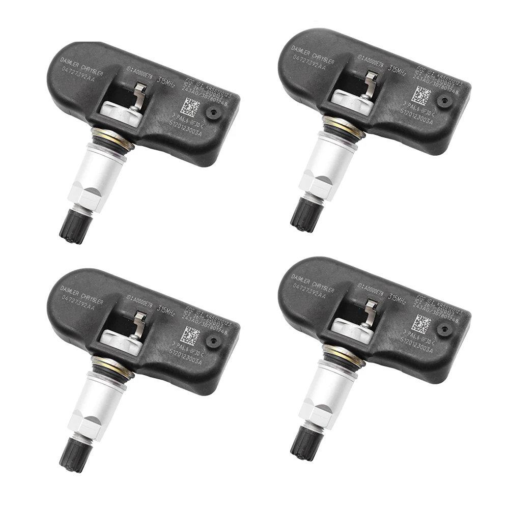 

Автомобильный датчик давления в шинах 1/4 шт. TPMS 04727392AD 315 МГц для Chrysler, Dodge, Jeep Compass