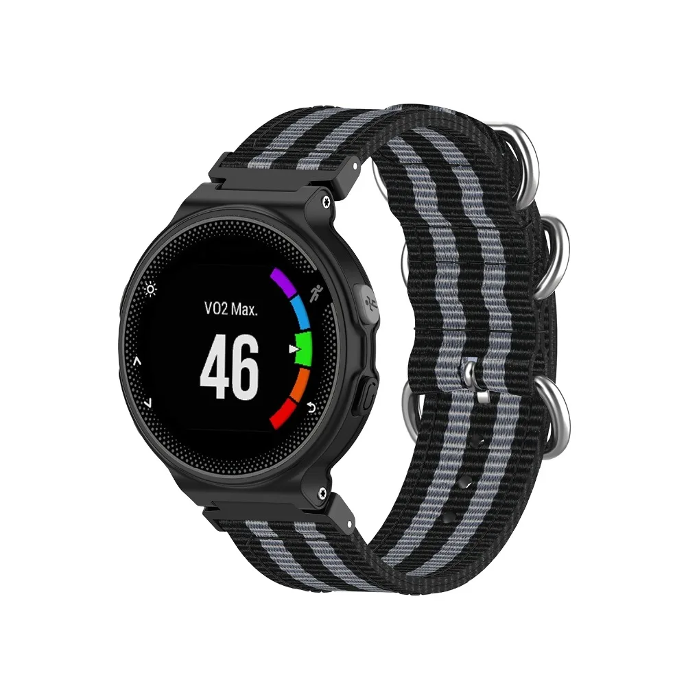 Нейлон Смарт ремешок для наручных часов для Garmin Forerunner 220 Ремешок Браслет, ремешок для наручных часов Garmin Forerunner 230 235 630 620 735 Wirstband