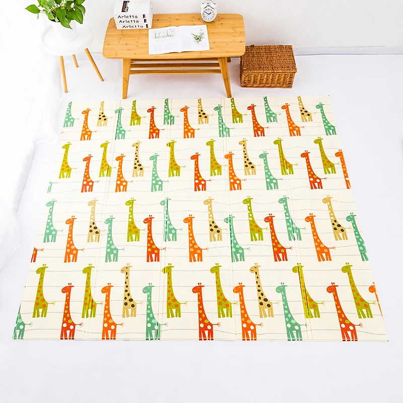 Baby Play Mat Waterproof XPE Soft Floor Playmat Foldable Crawling Carpet Kid Game Activity Rug Folding Blanket Educational Toys