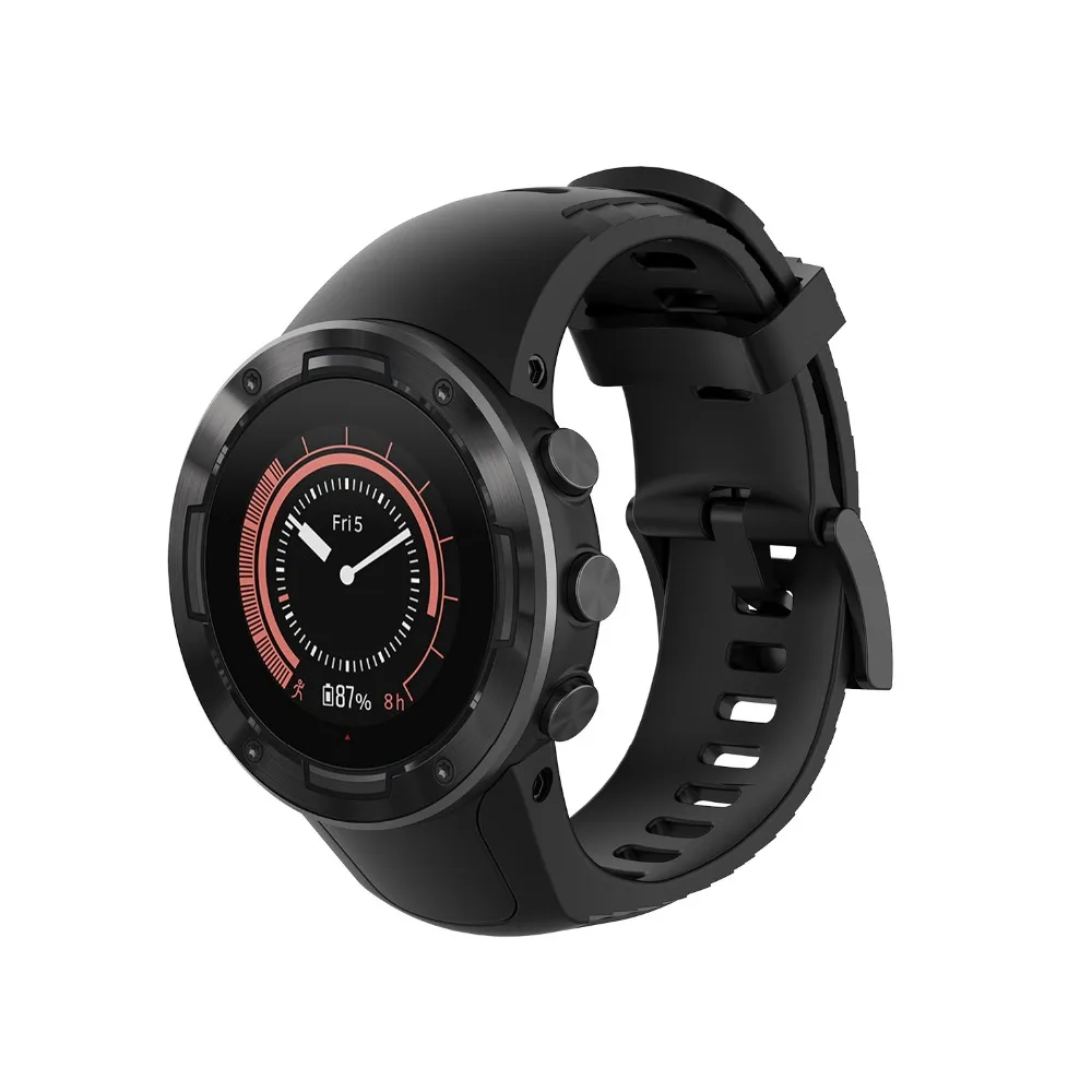 2 в 1 COMLYO Смарт-часы USB зарядное устройство кабель для Suunto 5 Силиконовый Браслет замена Браслет для suunto 5 ремешок для часов