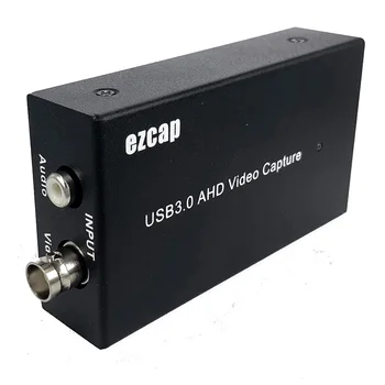 

EzCAP267 U3 AHD Video Capture.convert AHD to USB3.01080P60fps for AHD cameras, AHD,UVC standard for Windows, Mac, Linux, Android