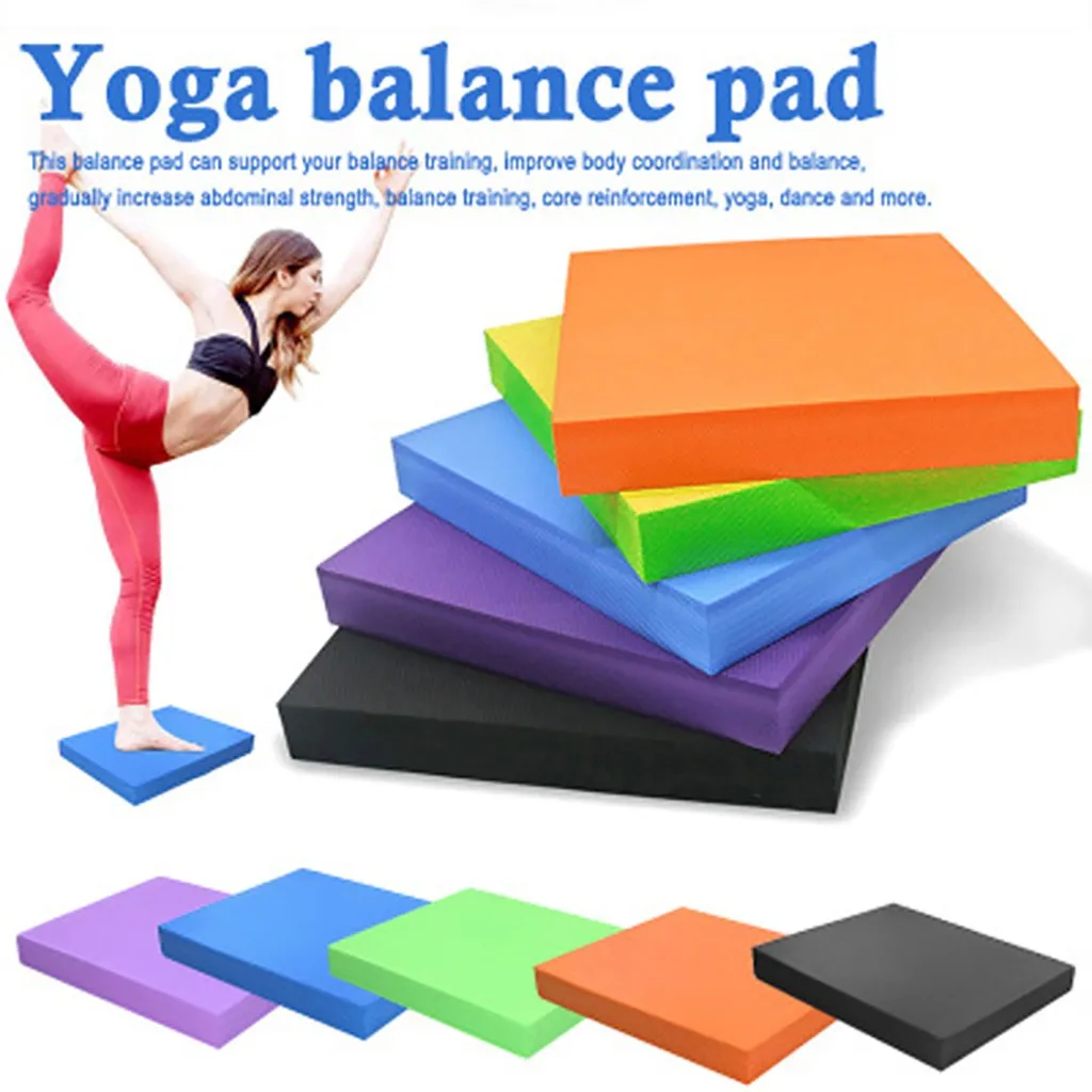 Recycled FULL and HALF Chip Foam Yoga Block WORKOUT FITNESS PHYSIO KNEELER MATS 
