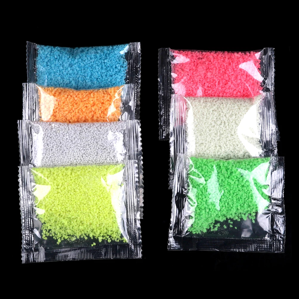 

Super luminous 10g/Bag Colorful Party DIY Fluorescent Particles Glow Pigment Bright Glow Sand Glowing in the Dark Sand