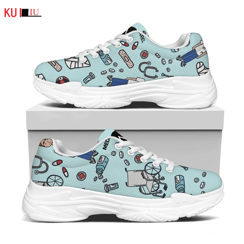 KUILIU zapatillas de deporte Premium Physio para mujer, gruesas con plataforma, suela gruesa, calzado informal para correr, envío planos de mujer| AliExpress