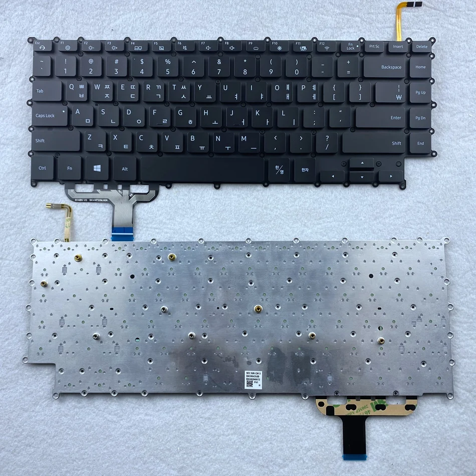 Teclado para Laptop Retroiluminado Coreano para Samsung Vários Modelos