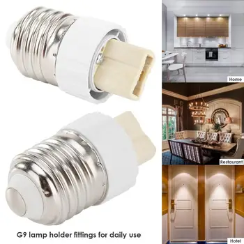 

Adjustable Lamp Bases E27 to G9 Lamp Holder Adapter Durable Converter LED Light Bulb Socket Base Lighting Accessories