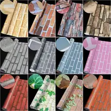 

10M 3D Wall Sticker Vinyl Home Waterproof Wallpapers Self-Adhesive Brick Pattern Papel De Pared Imitation Brick Meter Room Decor