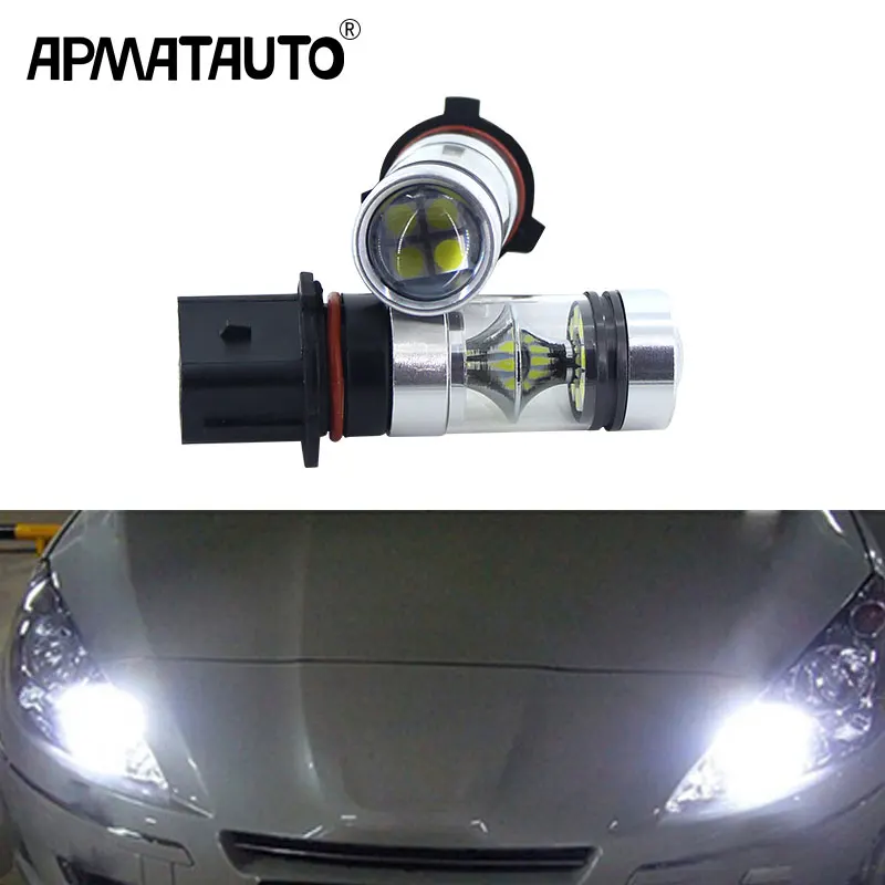 

Светодиодные лампы canbus P13W, белые ходовые огни для Audi A4 Q5 2008-2012, 2 шт. (только для A4 Q5 с галогенной фарой)