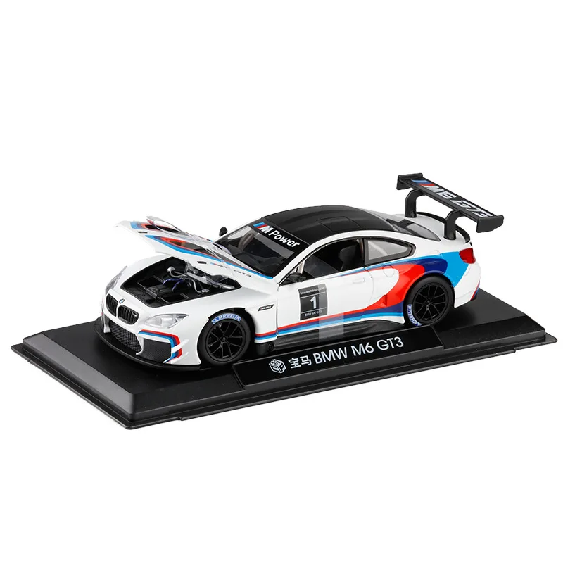 Спортивный гоночный автомобиль 1:24 M4 /M6 DTM с подсветильник кой и открытой