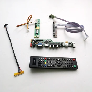 

For LP154WX4-TLB2/TLB4 1CCFL 30Pin LVDS T.V56 controller board LCD display panel Remote+Inverter+keyboard VGA HDMI AV USB RF Kit