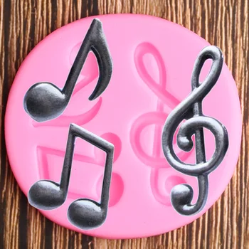 

Music Note Silicone Molds Cake Decorating Fondant Molds DIY Party Cupcake Topper Decoration Chocolate Gumpaste Candy Clay Moulds