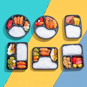 

3 Or 4 Compartment Reusable Plastic Food Storage Containers Lids Disposable Take Out Containers Lunch Box Microwavable Supplies