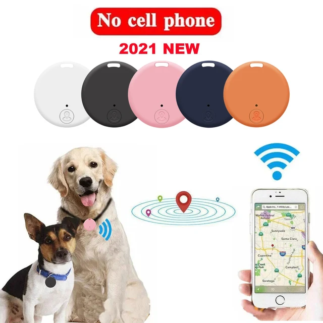 Localizador GPS para mascotas, rastreador, collar para perros y gatos,  dispositivo antipérdida (negro)