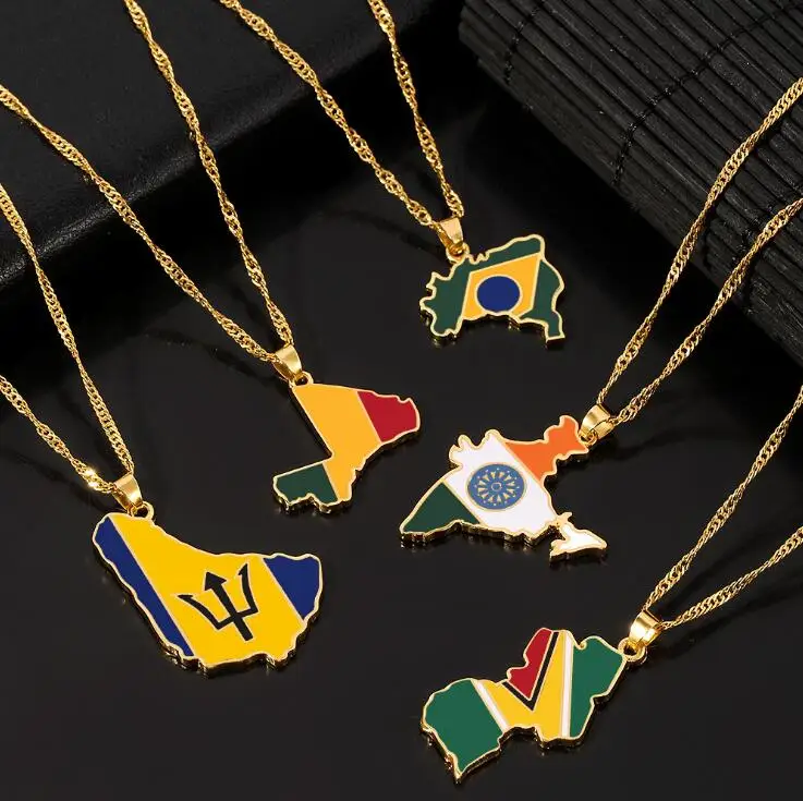 Alloy Pendant Chain Jewelry Africa Congo Necklace Chain Congo 