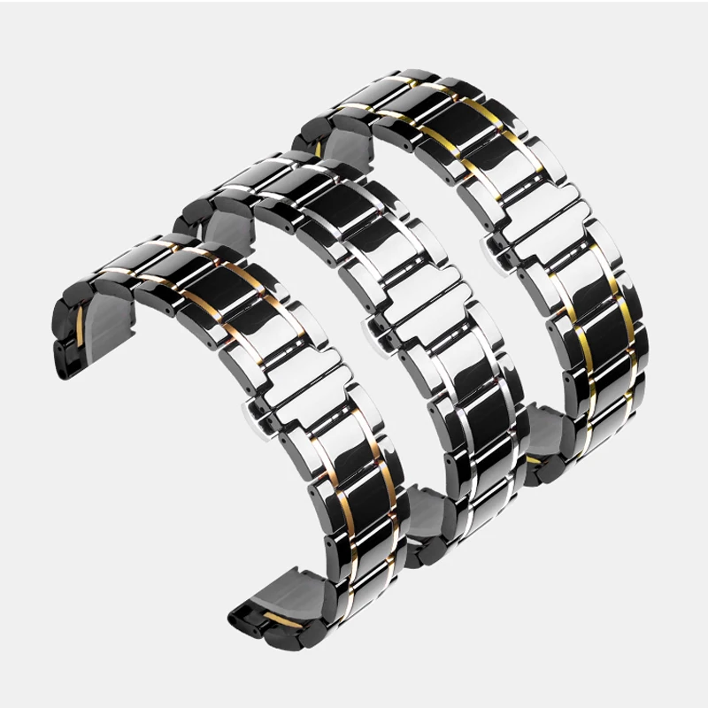 Для часов Huawei GT керамический ремешок ширина ремешка 18 мм 20 22 для Galaxy watch 46 42 мм/Gear S3