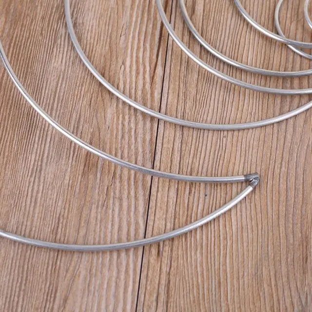 PATIKIL Anelli Metallici A Forma Di Luna Per Acchiappasogni | 4 Pezzi 15x13,5 Cm Per Decorazioni Fai Da Te - 2