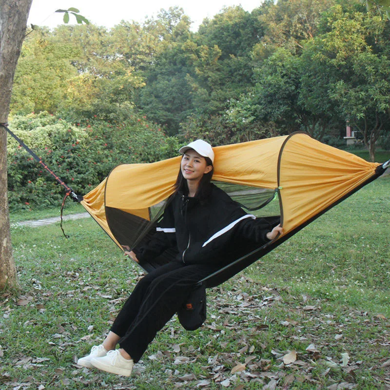

More Function Hammock Sunshade Defense Mosquito Parachute Cloth Swing Quick Opening Suspended Tent