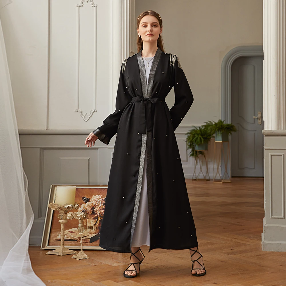 Abaya Турция кимоно женский кардиган хиджаб мусульманское модное платье Кафтан