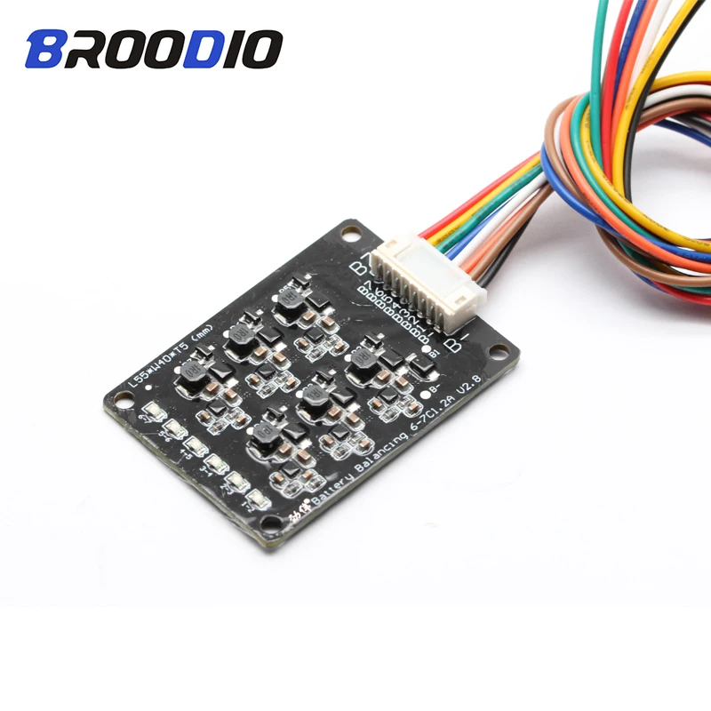 

7S BMS 1.2A Balance Li-ion Lifepo4 Lithium Battery Active Equalizer Balancer Energy Transfer BMS 7S