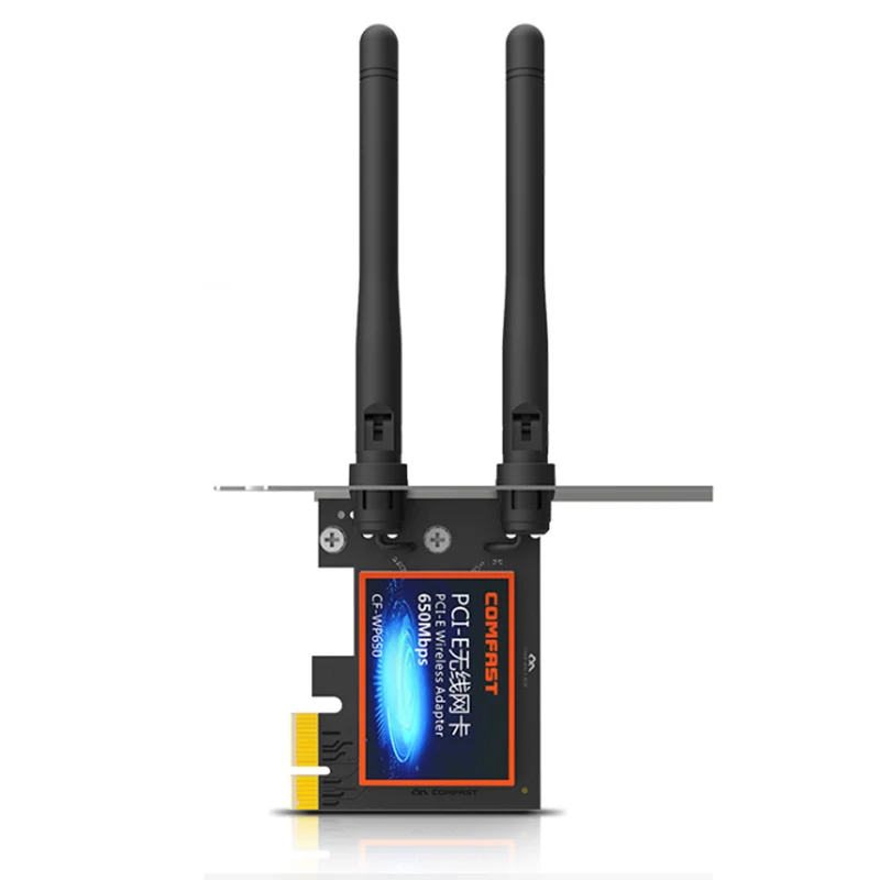Comfast 650 Мбит/с беспроводной настольный PCI-E 2,4G/5,8 ГГц PCIe Экспресс WiFi беспроводной сетевой адаптер LAN Карта для окна 7/8/10