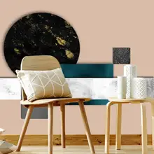 Пользовательские Современные Геометрические Мраморные ТВ обои для рабочего стола