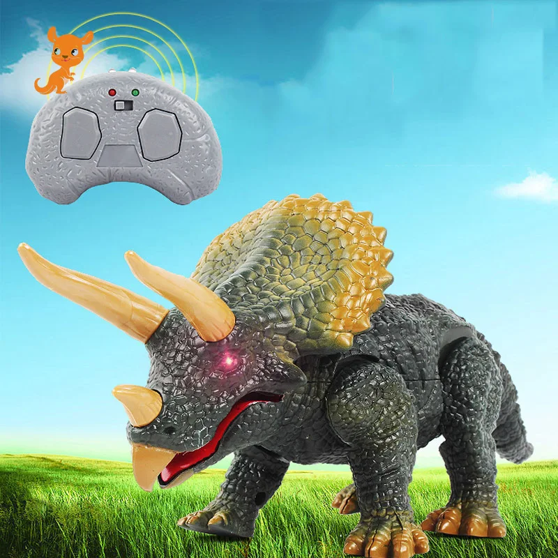 walking triceratops toy