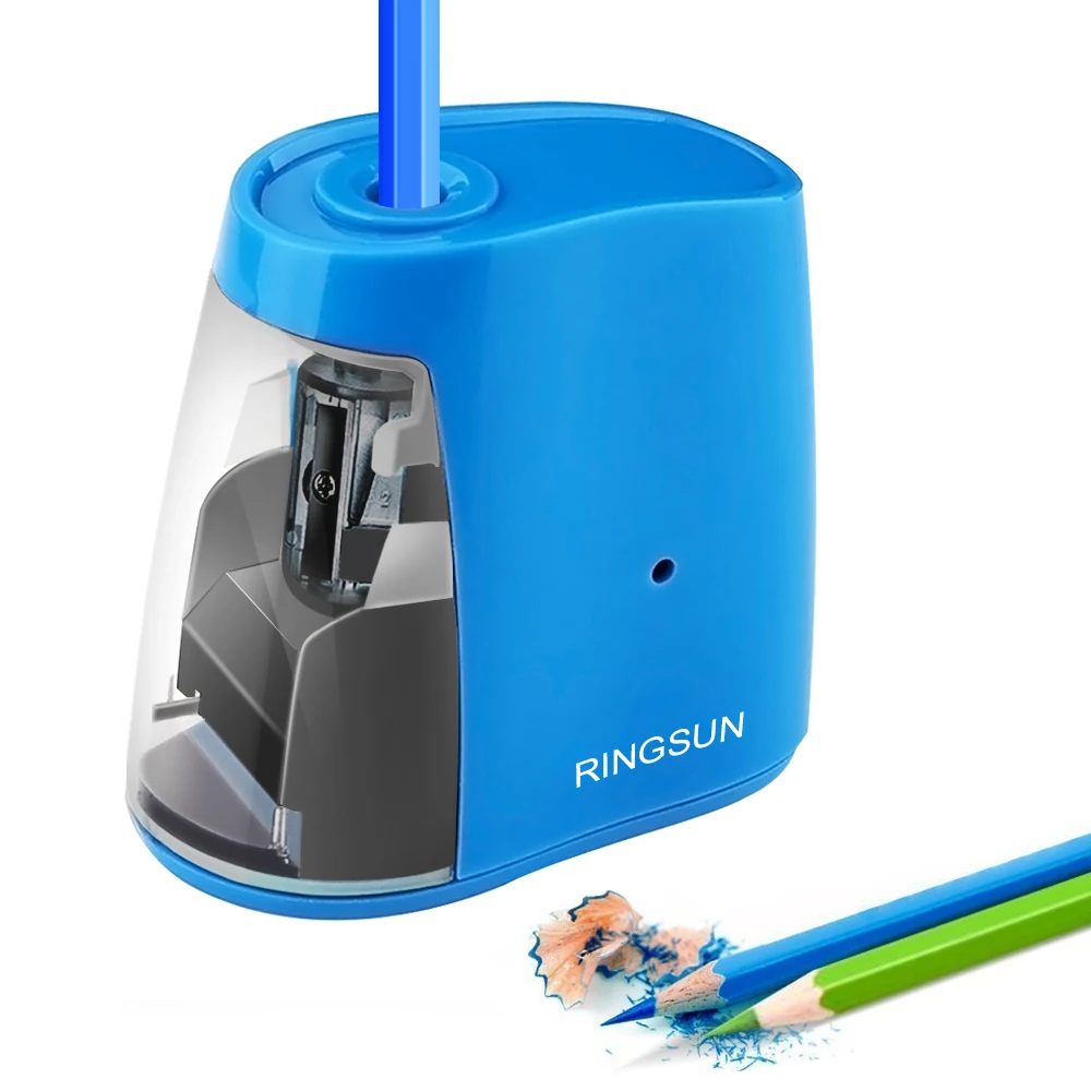 

Electric Auto Automatic Pencil Sharpener School Sharpener Stationery for Pencils and Colored Pencils Battery/USB Charge Powered