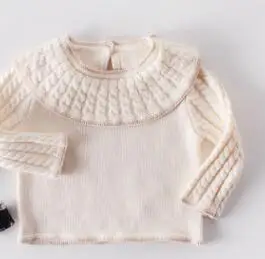 sweater Детский свитер; вязаные топы для новорожденных маленьких девочек - Цвет: sweater