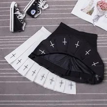 Women's Pleated Skirt New Embroidered skirts Summer Spring New Stretch Skirts High Waist Solid Color Women Bottoms Promotion