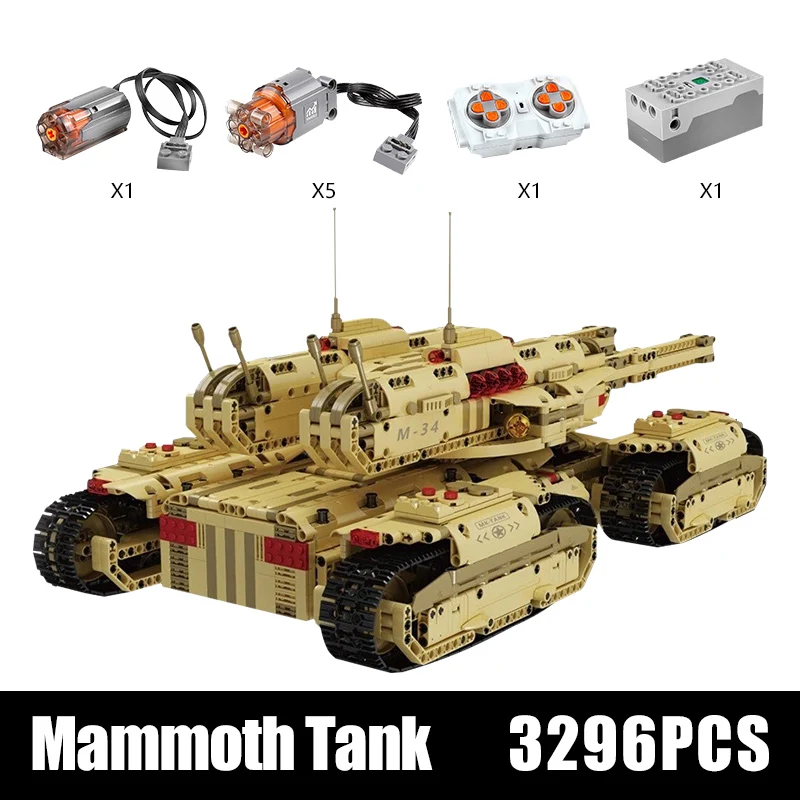 Молд KING 20011 высокотехнологичные игрушки APP RC военный Мамонт Танк MKII Модель Сборка