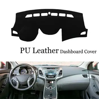 

For Hyundai Avante Dashboard Console Cover PU Leather Protector Sunshield Pad