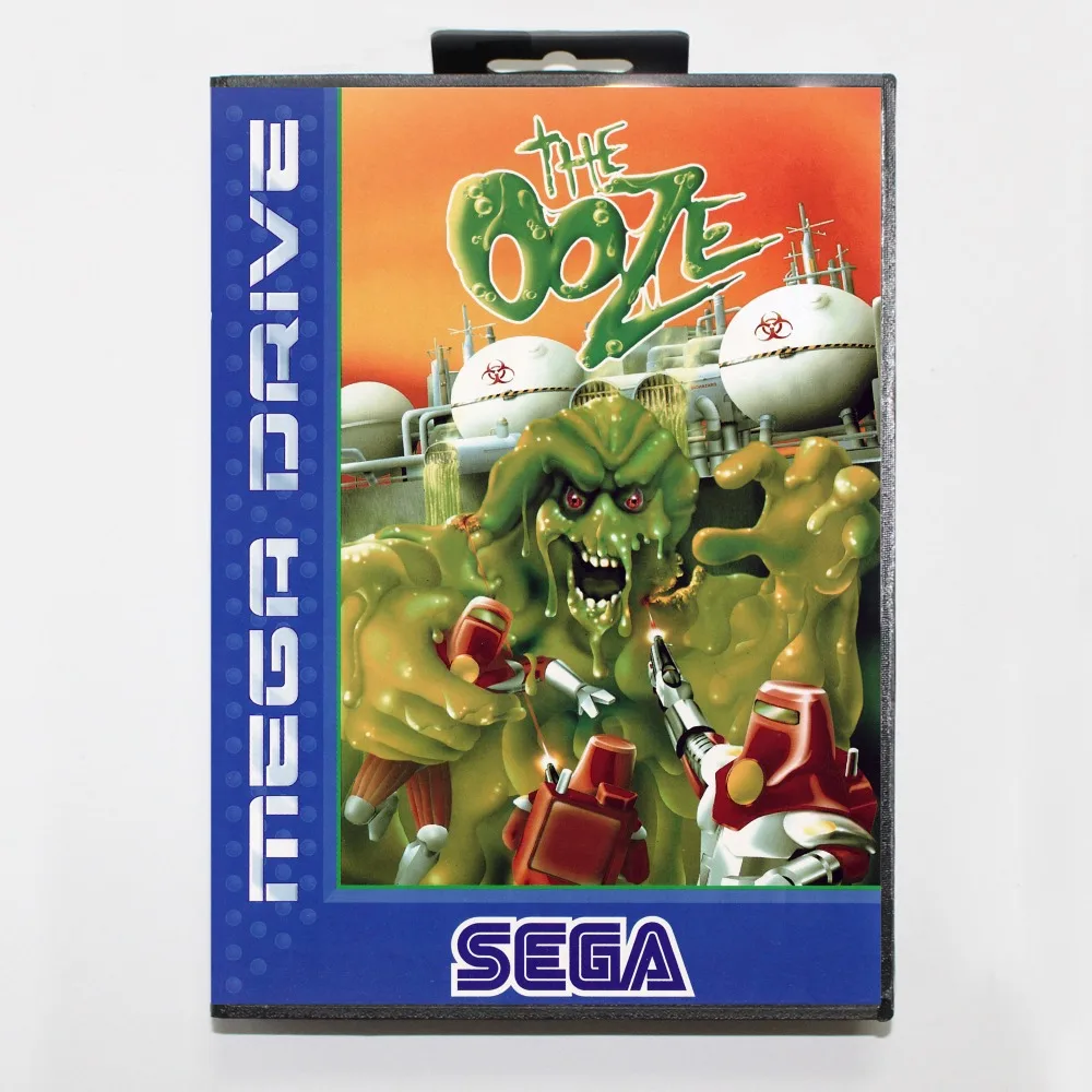 Картридж для игр Ooze 16 бит MD с розничной коробкой Sega Mega Drive Genesis | Электроника