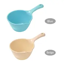 Детская пластиковая ложка для ванны, утолщенная ложка для воды, кухонная ложка с длинной ручкой, детская ложка для ванны, для кухни и ванной