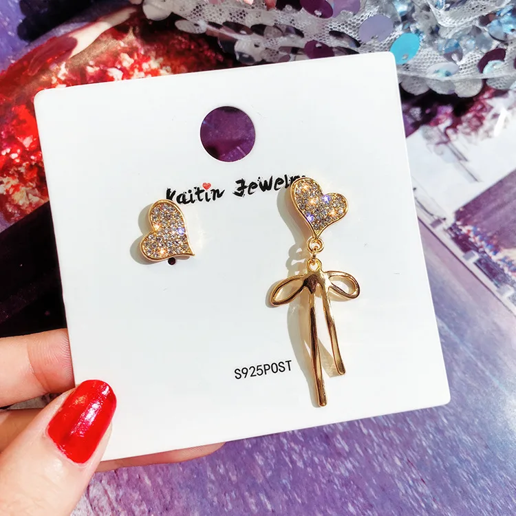 

2019 New Earrings Fashion Jewelry Hearts Heart Earrings Brincos Oorbellen Earrings Statement Earrings For Women