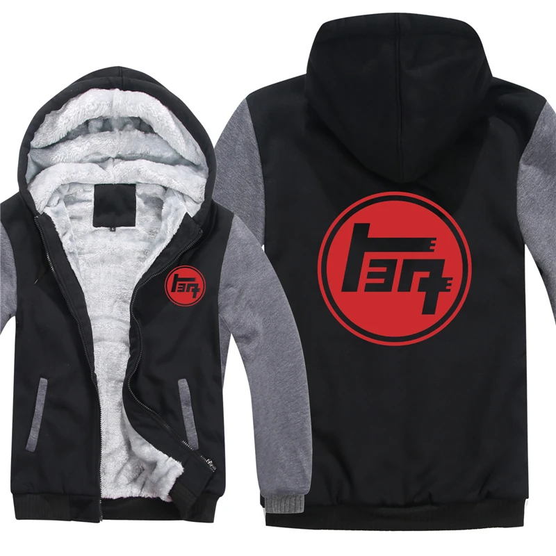 Japan Toyato Logo Hoodies Mens Zipper Coat Fleece Thicken Men Toyota Sweatshirt