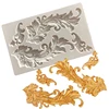 European Style Baroque Relief Silicone Fondant Mold Cake Border Cake Decorating Tools Candy Chocolate Sugar Craft Gumpaste Mould ► Photo 1/6