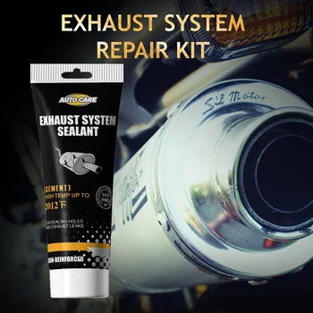 

Exhaust System Tailpipe Muffler Repair Sealant Cement Crack Sealer Adhesive Sealant High Temperature Up to 1200 F