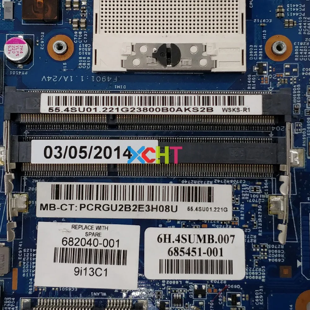 Материнская плата для ноутбука HP ENVY DV7 7000 Series 682040 501 001 601 HM77 650M/2G