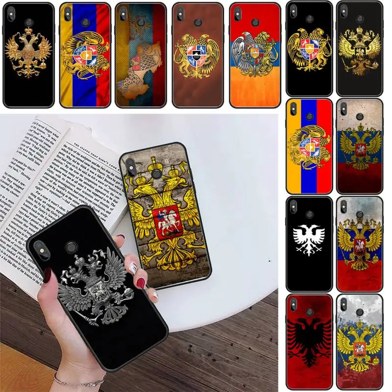 Babaite Армении Албании флаг России эмблема пальто чехол для телефона Xiaomi Redmi 4X 5A