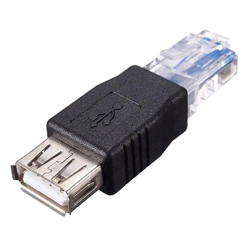 Ethernet-адаптер со штекером RJ45 на гнездо USB разъем маршрутизатор T7S2 розетка сетевая